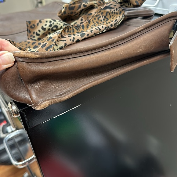 Vintage Brown Coach Leather Briefcase - Picture 15 of 16